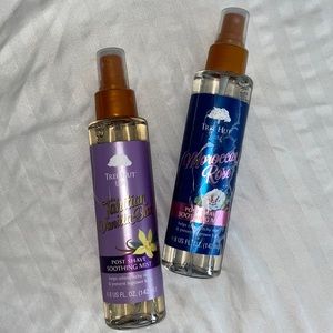 ♡︎ Tree Hut ♡︎ Tahitian Vanilla Bean + Moroccan Rose Post-Shave Soothing Mists